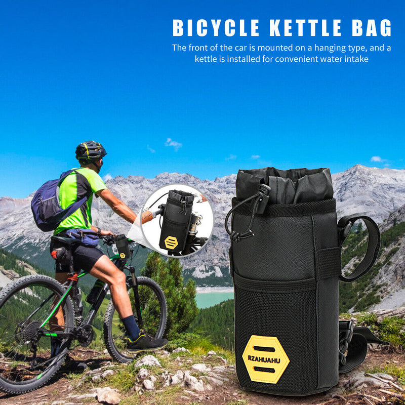 Bicycle Insulated Water Bottle Holder Pouch Bike Handleable Kettle Storage Bags