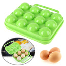 Kitchen Container Hiking Camping Carrier 12 Egg Case Storage Box