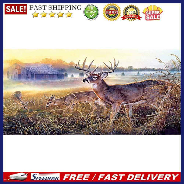 Elk DIY Zero Basis Paint by Number Kits Kill Time Picture Colouring Kits 80x40cm