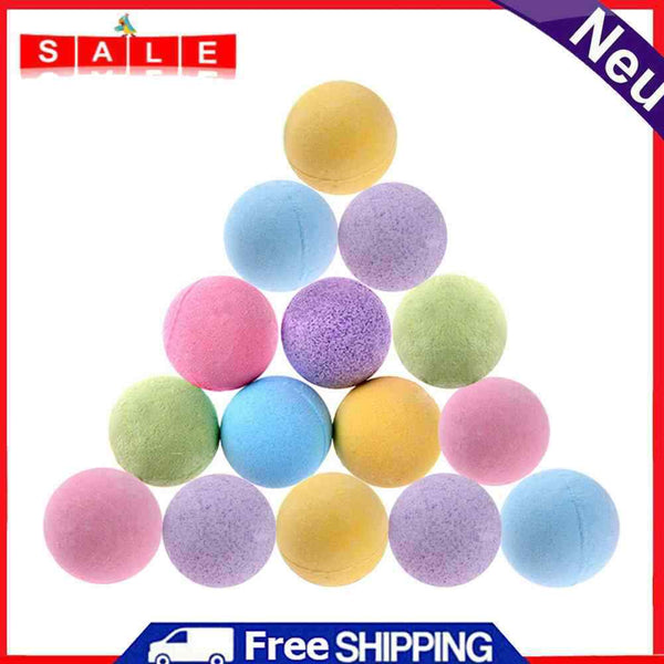 Essential Oil Bath Bath Salt Ball Holiday Spa Stress Relief Bubble Ball Gift