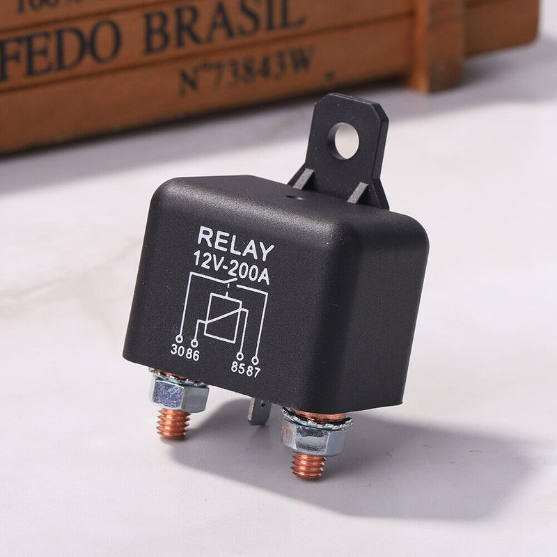200A 12V DC Split Charge Winch Relay for Car Van Boat 4 Pin Normally Open Newly