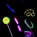 Rotating LED Lolly Fairy Wands Flashing Plastic Glow Sticks Party Supplies