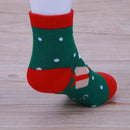 5 Pairs Snowflake Deer Printed Cotton Socks Baby Socks Christmas Gift(M)