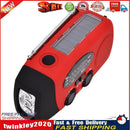 Hand Crank Solar Powered AM/FM/NOAA Radio Charger Emergency LED Flashlight Newly