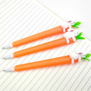 Cute Creative Writing Stationery Gel Pens Sign Pen Cartoon Carrot Rabbit
