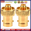 2pcs Coaxial RF Connector SMA Female to BNC Female Convert Adaptor
