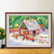 #A Christmas Candy House 5D DIY Diamond Painting Kits Full Round Drill Wall Deco