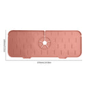 Kitchen Silicone Faucet Absorbent Mat Microfiber Sink Protector (A Pink) Newly