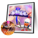 5D DIY Owl On Branch Mosaic Full Round Diamond Drawing Handmade Rhinestone Craft