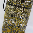 LED Solar Lantern Projection Light Wrought Iron Hanging Garden Courtyard Decor