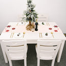 Christmas Placemat Western Food Cutlery Mat Table Protect Cushion Decor Accessories