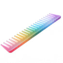 Anti-Static Rainbow Hair Comb Double Head Entangled Hair Styling Tool (6) Newly