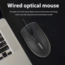 Optical USB Wired 1200dpi Business Office Ergonomic Mouse for Computer Laptop PC