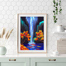 Art Hand Painted Oil Paint By Numbers Digital Scenery Drawing Canvas Home Decor