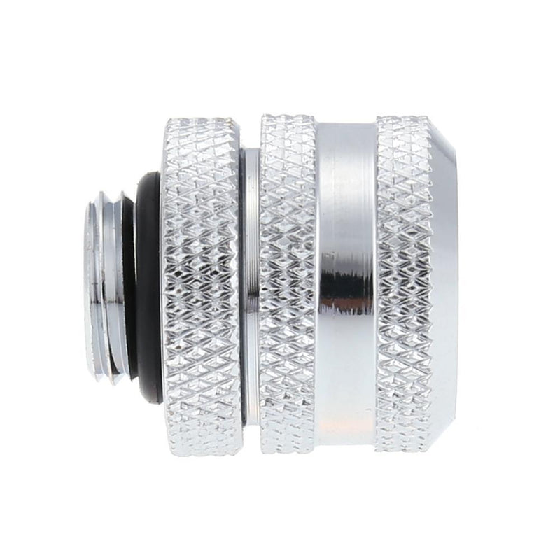 G1/4 14mm OD 4 Laps Hard Tube Quick Fitting Connector for PC Water Cooling