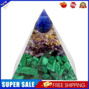 Orgone Pyramid Crystal Amethyst Peridot Healing Stone Energy Generator (F)
