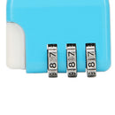 Mini 3-Digit Code Luggage Password Padlock Drawer Anti-Theft Lock (Blue) Newly