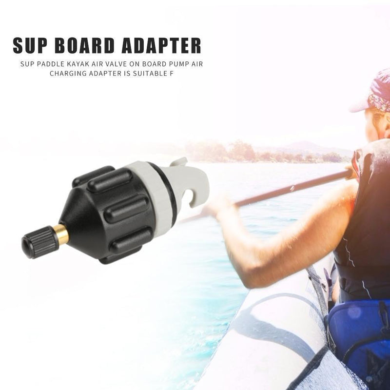 For SUP Board Kayak Nylon Rowing Boat Air Valve Adaptor Inflatable Pump Ada