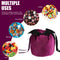 #A 5pcs Candy Bag Drawstring Drawstring Pouch Jewelry Bag Festive Party Decora