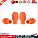 4pcs Silicone Drum Stick Practice Tip Head Drumstick Mute Damper (Orange) Newly