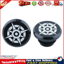 2pcs Aluminum Handlebar End Caps Plugs for MTB Road Folding Bike (Black 1) Newly