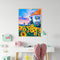 Flower Oil Paint By Numbers Kit DIY Home Decoration Gift Wall Art Picture C