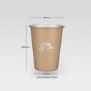 Stainless Steel Camping Cup Outdoor Travel Coffee Beer Mugs (Army Green)