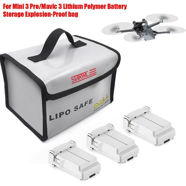 Drone Fireproof Protector Battery Storage Safe Battery Bag Explosion-Proof Bag