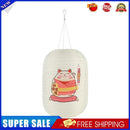 25cm Japanese Style Solar Lantern Printing Fabric Bar Pub Home Decor (E)