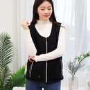 #A USB Smart Heated Vest Women Men Electric Heated Jacket Winter Warm Clothes M-