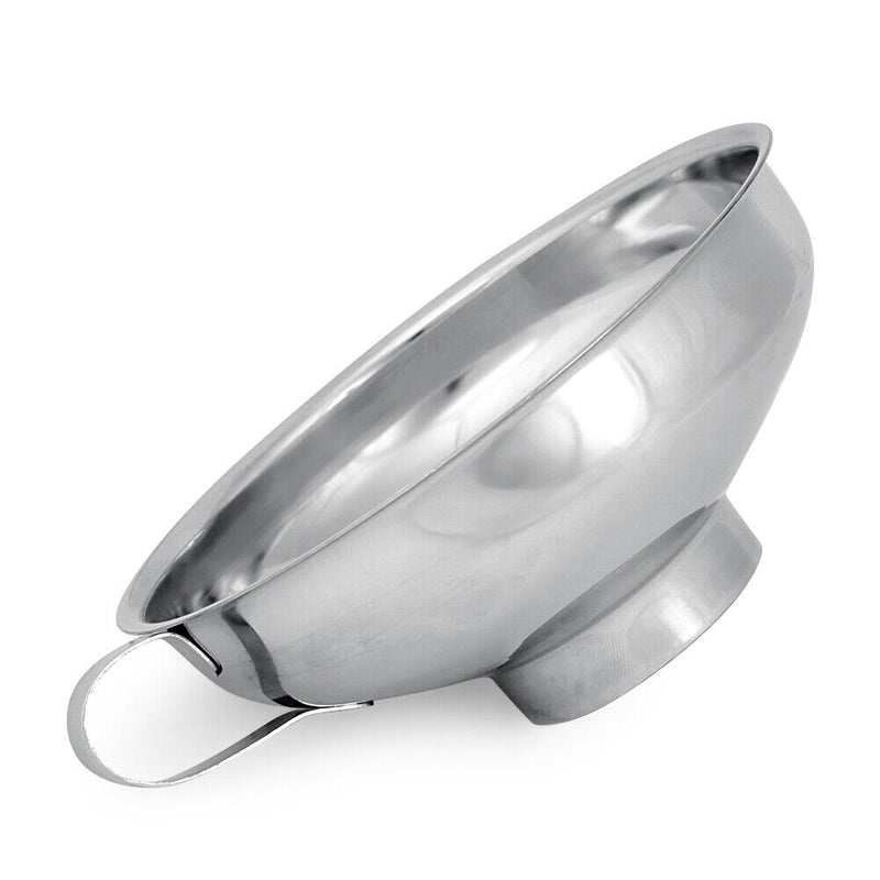 Stainless Steel Wide Mouth Canning Funnel Hopper Filter Kitchen Tools