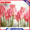 Oil Painting By Numbers Pink Roses Acrylic Paints Canvas Coloring Pictures