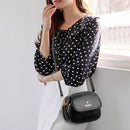 Retro Women Casual Solid Color PU Leather Small Crossbody Shoulder Messenger Bag