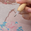 Crystal Point Drill Pen Diamond Painting Tool Wooden Handle 5D Diamond Painting