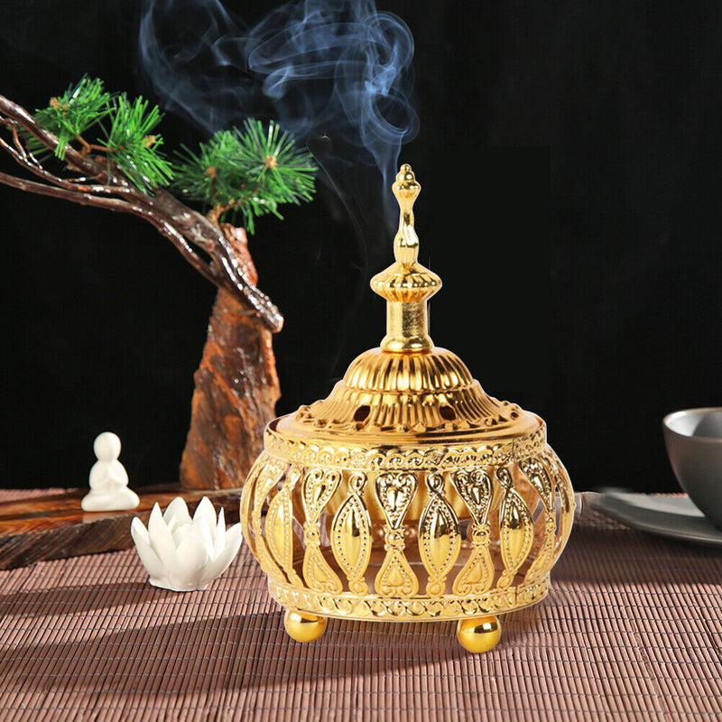 Middle Eastern Incense Burner Fashion Metal Sandalwood Censer Decoration