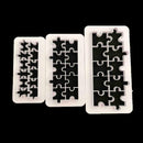 3Pcs Puzzle Fondant Cookie Cutter Cake Mold Fondant Tools Mould Decorating C0O0