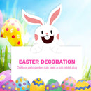Fence Peeker - Easter Bunny Peeking Fence Signs for Patio Wall Holiday Craft