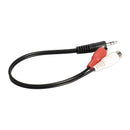 #QZO 3.5mm Male to 2 RCA Female Stereo Audio Cable Converter Adapter DC3