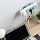 Wall Router Socket Fixer Cable Wire Organizer Power Strip Holder (Blue) Newly
