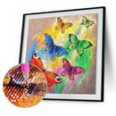 Diamond Painting 5D DIY butterfly Full Round Drill Rhinestone Picture Newly