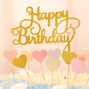 Kid Happy Birthday Cake Plugin Glitter Calligraphy hot Decor Home Bling G1A3