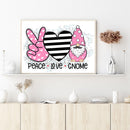 5D DIY Diamond Painting Full Round Drill Peace Love Gnome Wall Decor Rhinestone