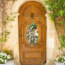 Bunny Large Wreaths for Front Door Hanging Decoration Welcome Sign Easter Wreath