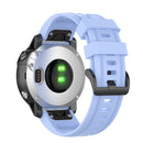 20mm Silicone Watch Band for Garmin Fenix 7S Strap (Chrysanthemum Blue) Newly