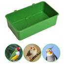 Plastic Parrot Shower Bathtub Bird Food Bowl Stand Shower Box Pet Supplies