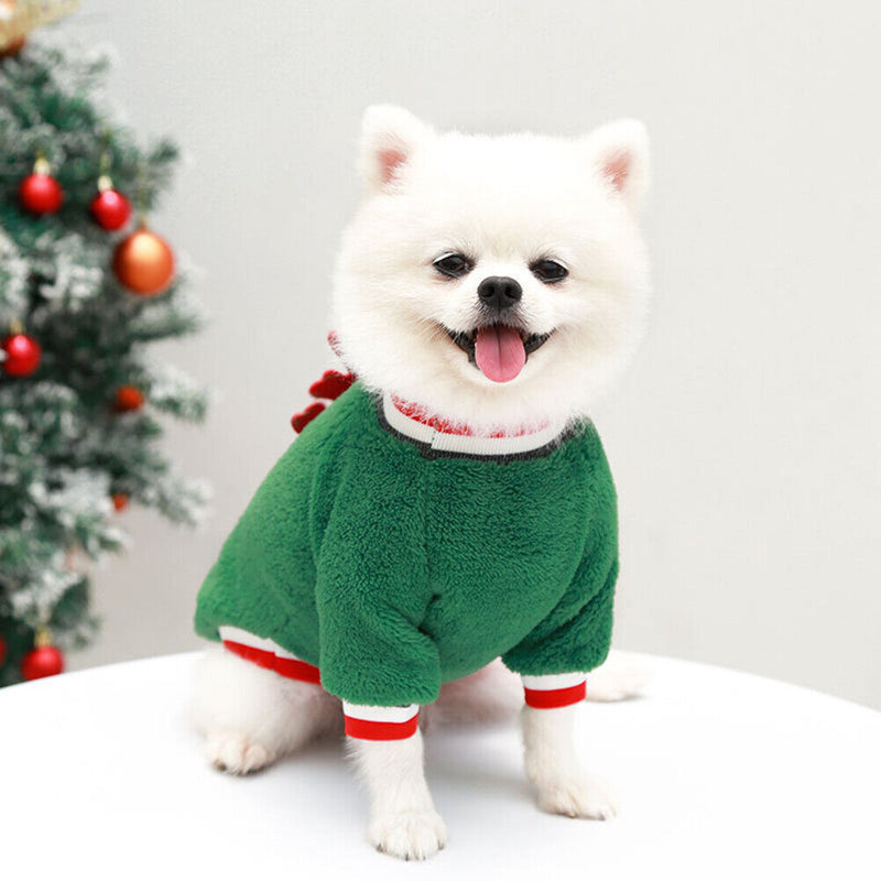 Christmas Costumes Dog Outdoor Clothing Soft Breathable Cat Sweater Pet Supplies