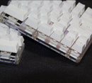 Split Macro Keyboard 78keys White Mechanical Multi- Modes LED Backlight Programm