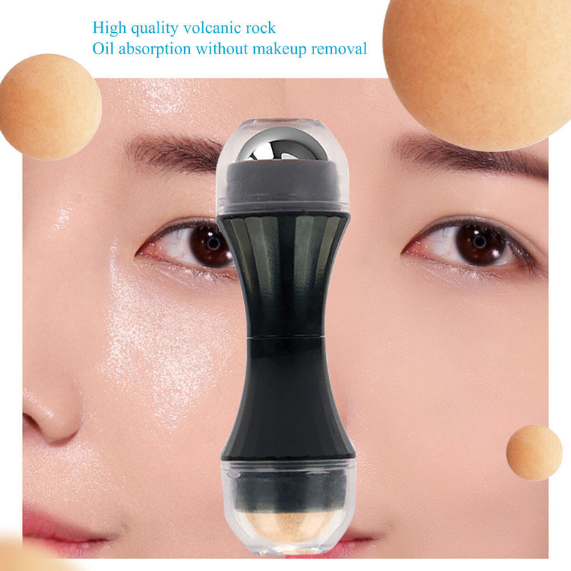 Volcanic Roller Instant Results Remove Excess Shine Rolling Stone for Oily Sk