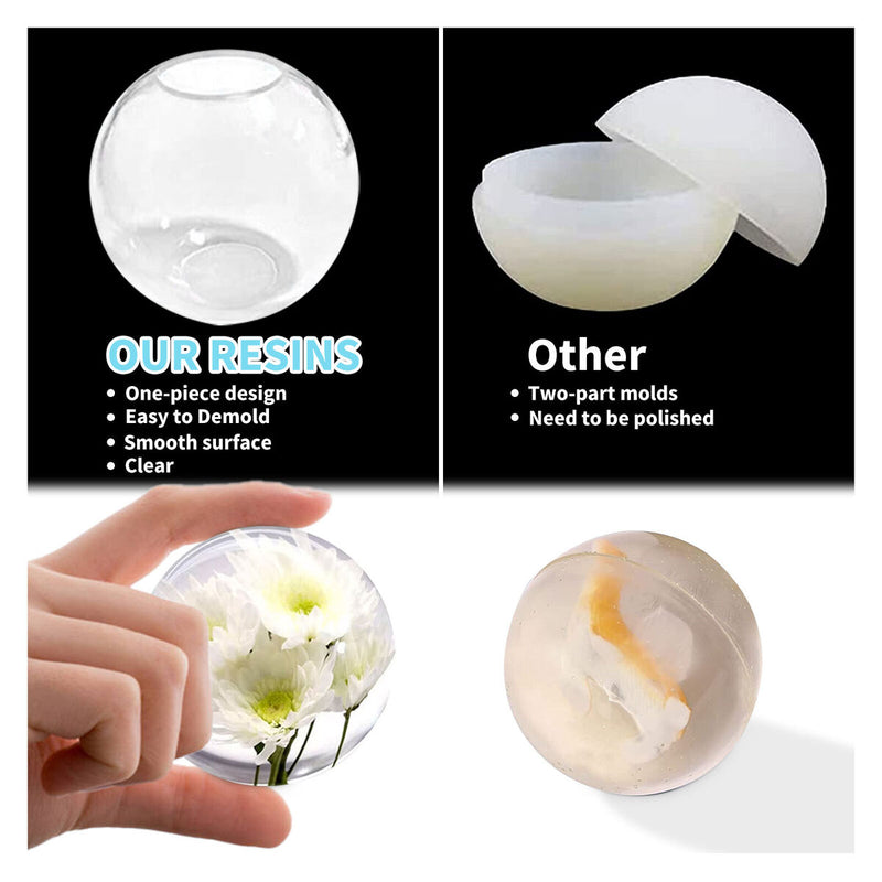Sphere Bright Round Silicone Mold Handicraft Ornament - Decor/Crystal Ball Newly