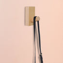 Wood Wall Hooks - Decorative Design Adhesive Hooks Single Organizer for Wal